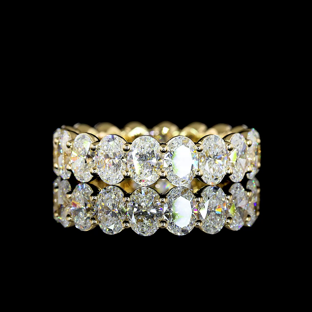 14kt Yellow Gold Lab Diamond Eternity Band