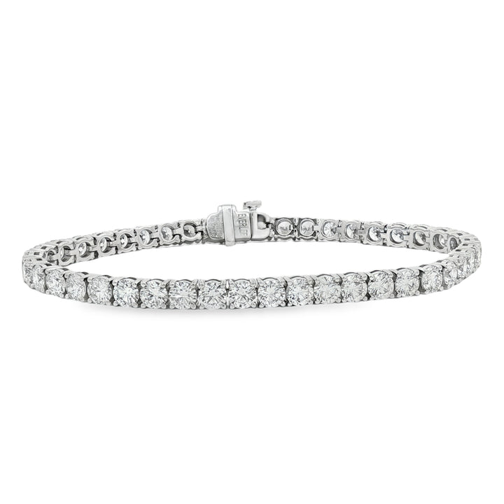 14kt White Gold Lab Diamond Tennis Bracelet