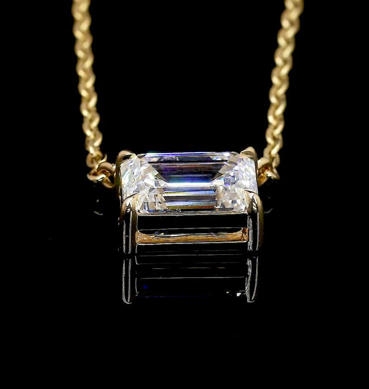 14kt Yellow Gold Lab Diamond Pendant