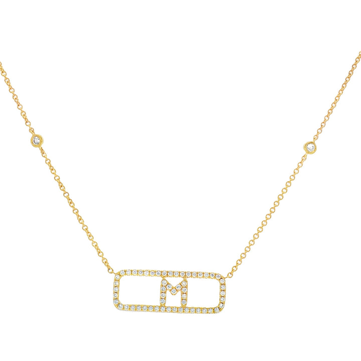 18kt Yellow Gold Diamond Pendant