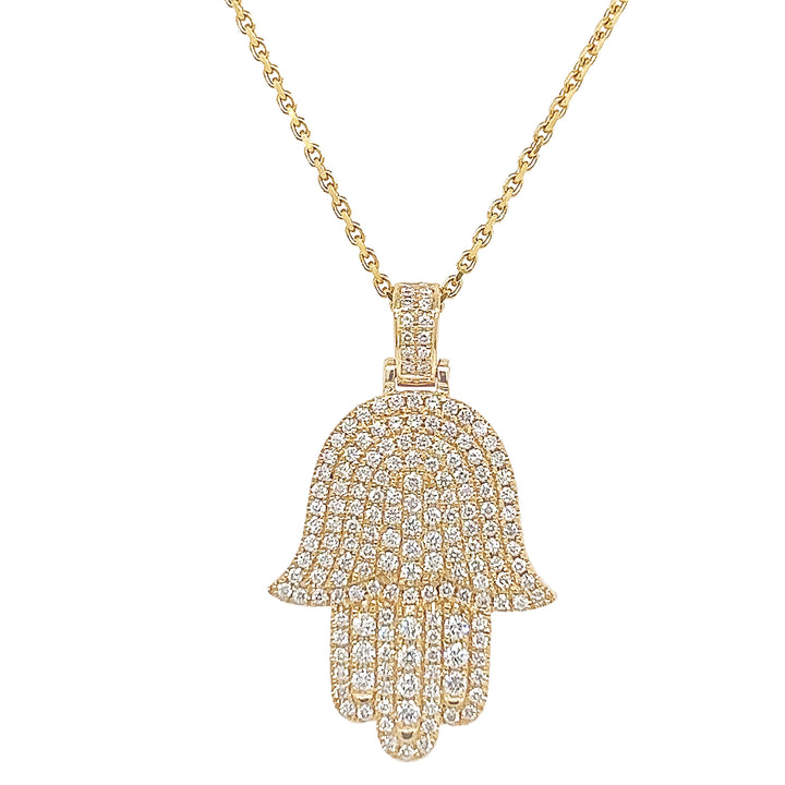 18kt Yellow Gold Diamond Pendant