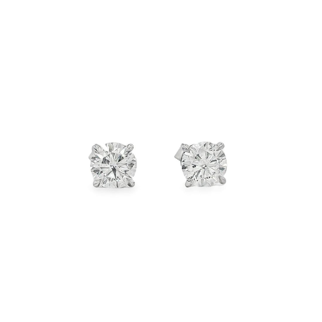 14kt White Gold Lab Diamond Studs