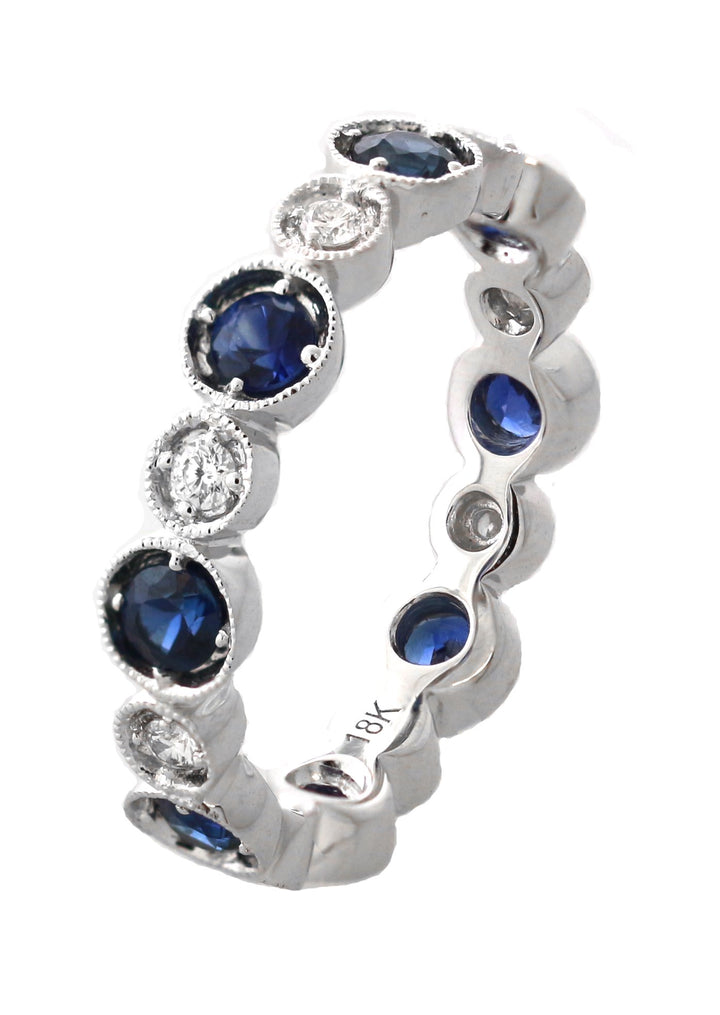 18kt White Gold Diamond Eternity Band