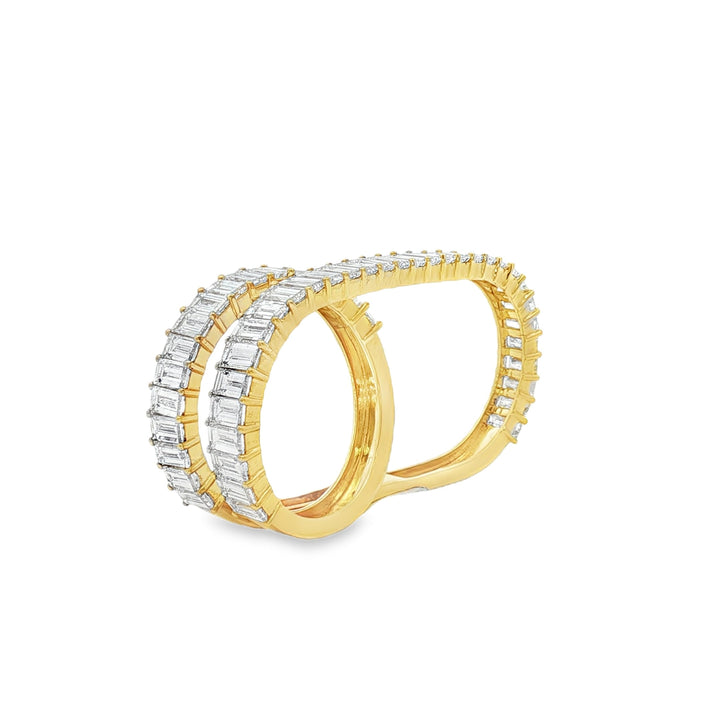18kt Yellow Gold Lab Diamond Ring
