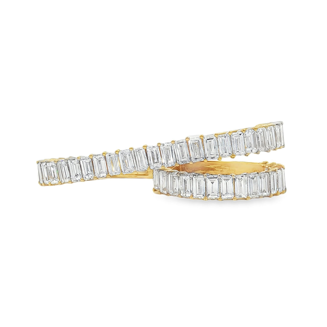 18kt Yellow Gold Lab Diamond Ring