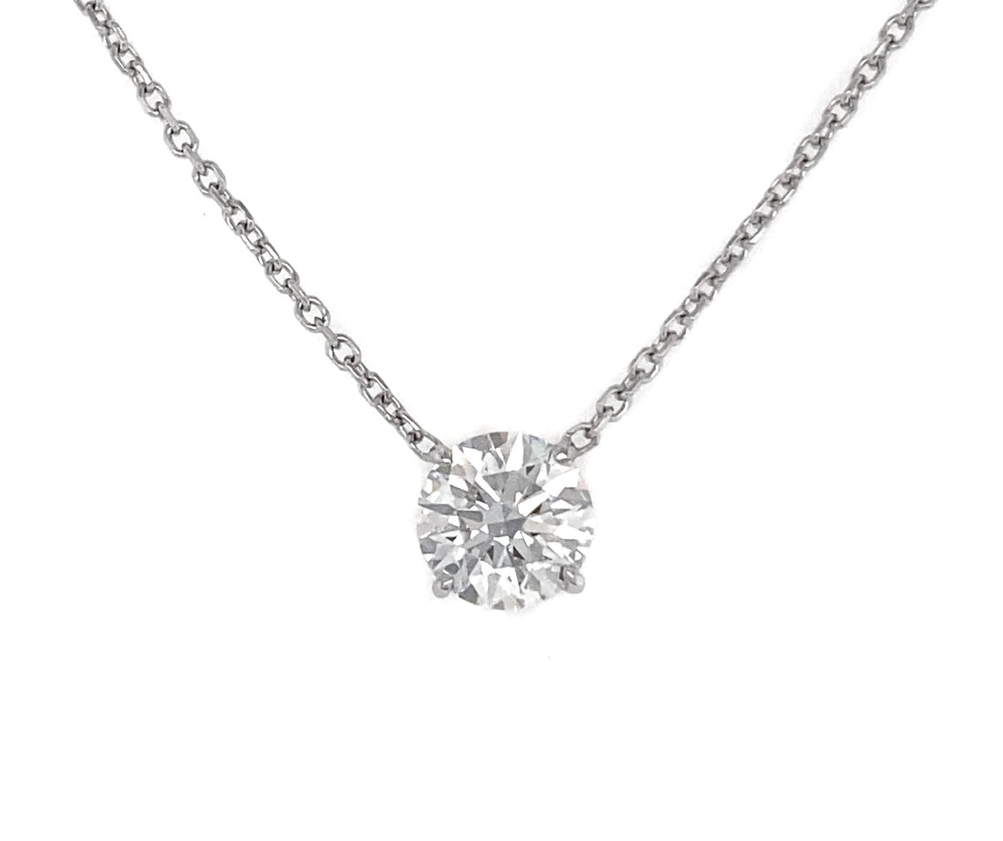 18kt White Gold Diamond Pendant