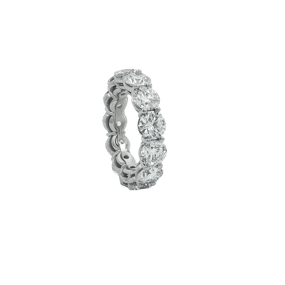 Platinum Lab Diamond Eternity Band