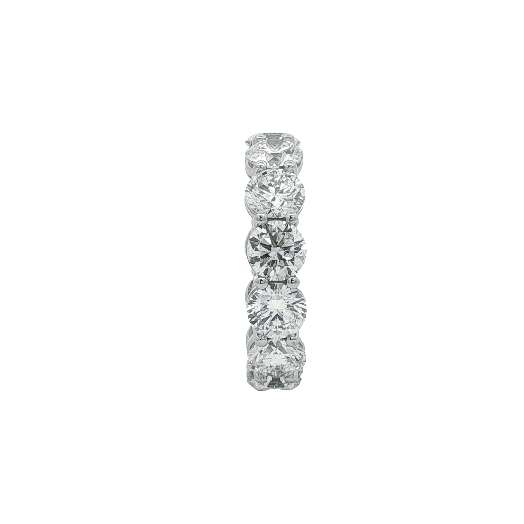 Platinum Lab Diamond Eternity Band