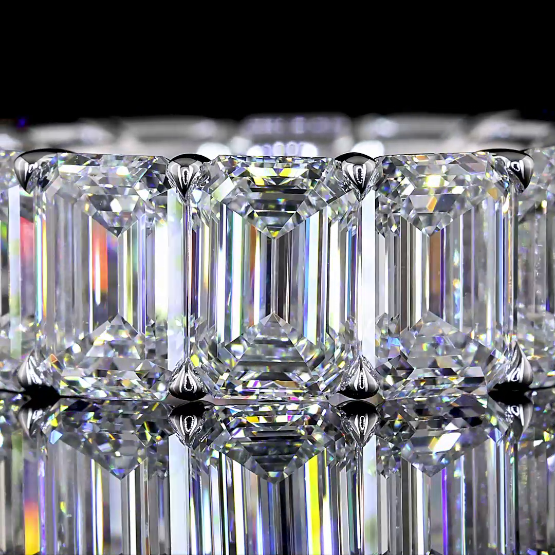 14kt White Gold Lab Diamond Eternity Band