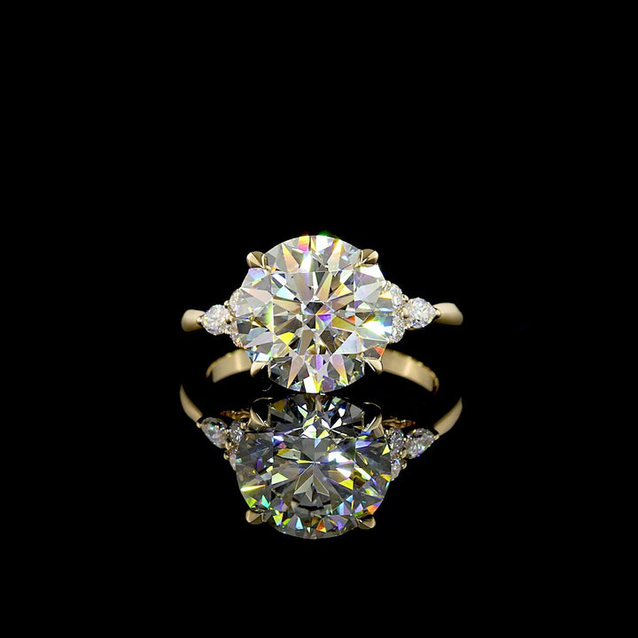 14kt Yellow Gold Lab Diamond Ring