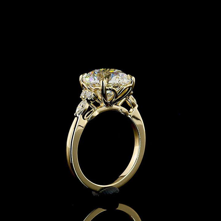 14kt Yellow Gold Lab Diamond Ring