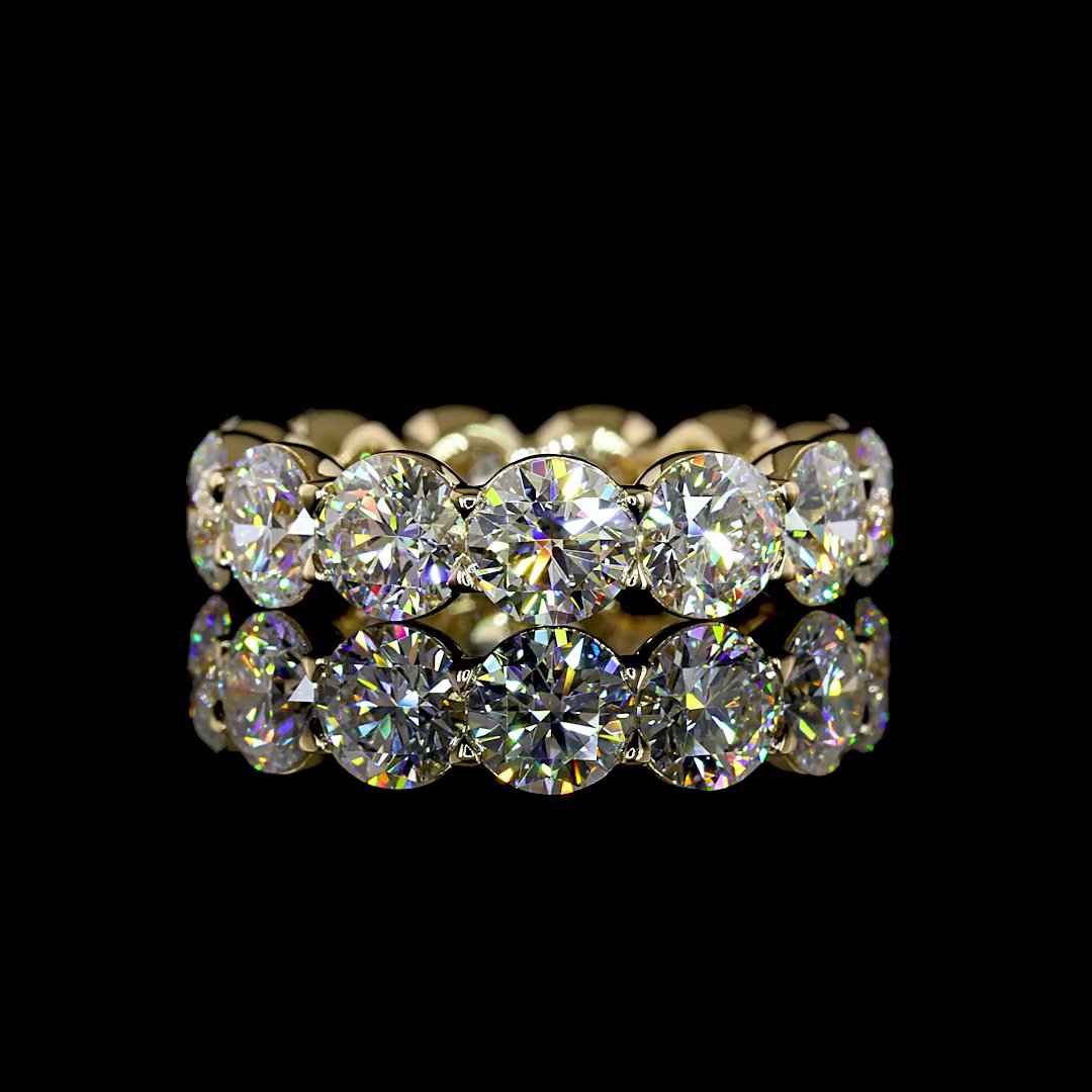 14kt Yellow Gold Lab Diamond Eternity Band