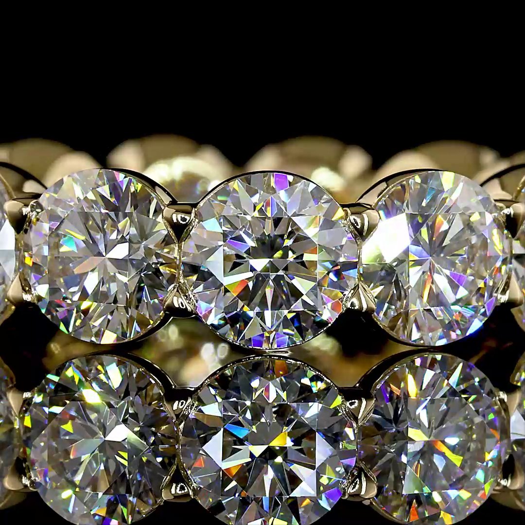 14kt Yellow Gold Lab Diamond Eternity Band