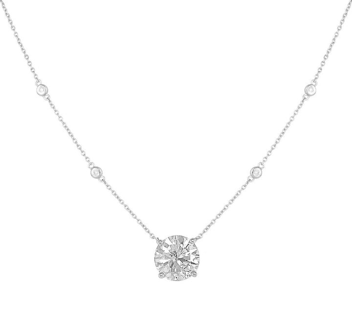 18kt White Gold Diamond Necklace