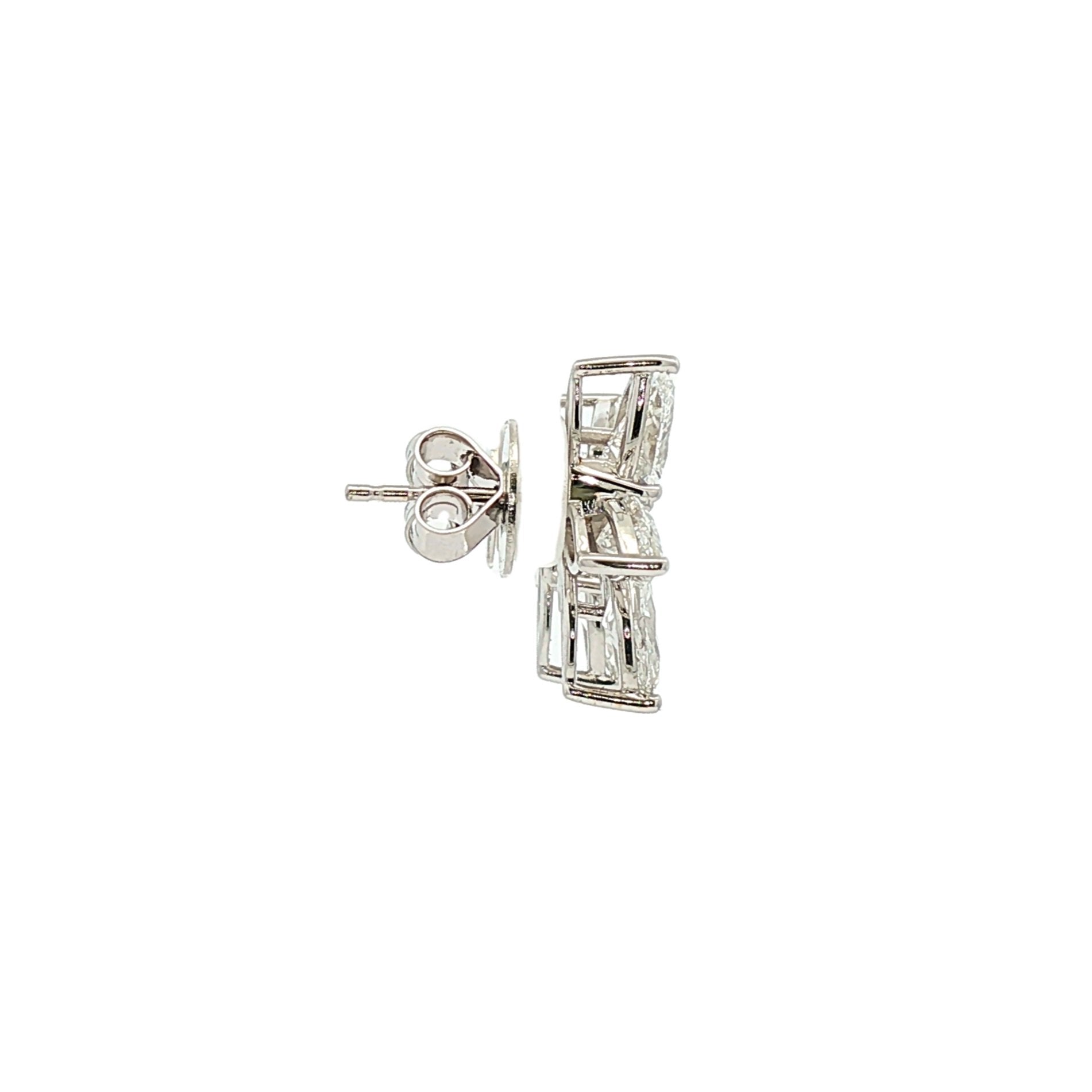 18kt White Gold Lab Diamond Earrings