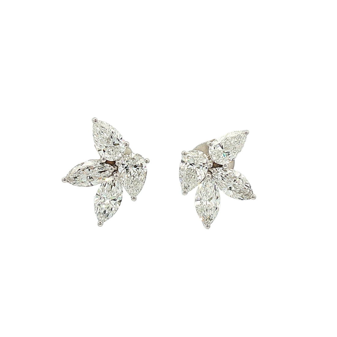 18kt White Gold Lab Diamond Earrings
