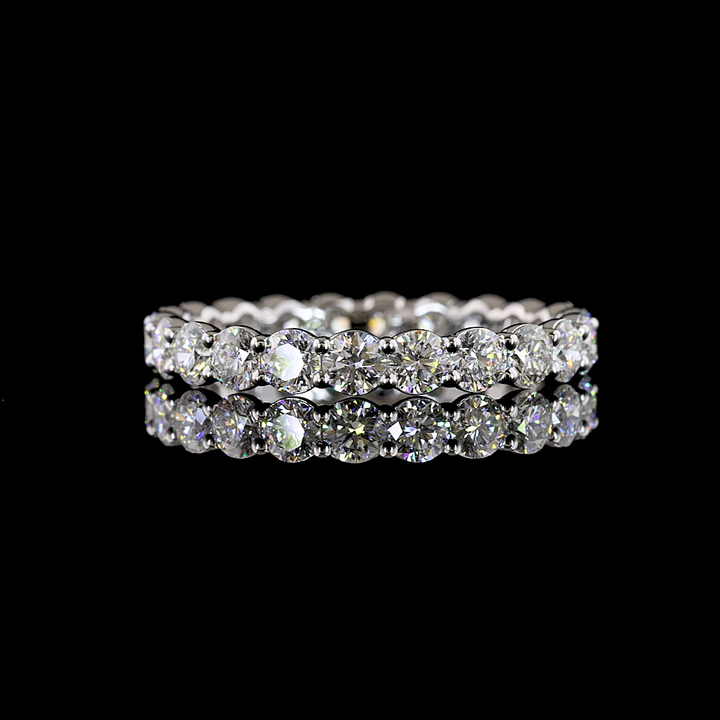 14kt White Gold Lab Diamond Eternity Band