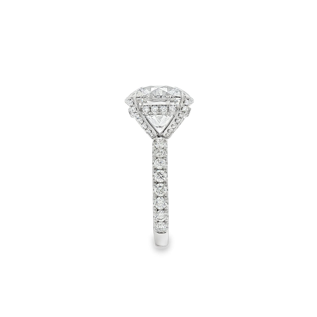 14kt White Gold Lab Diamond Ring