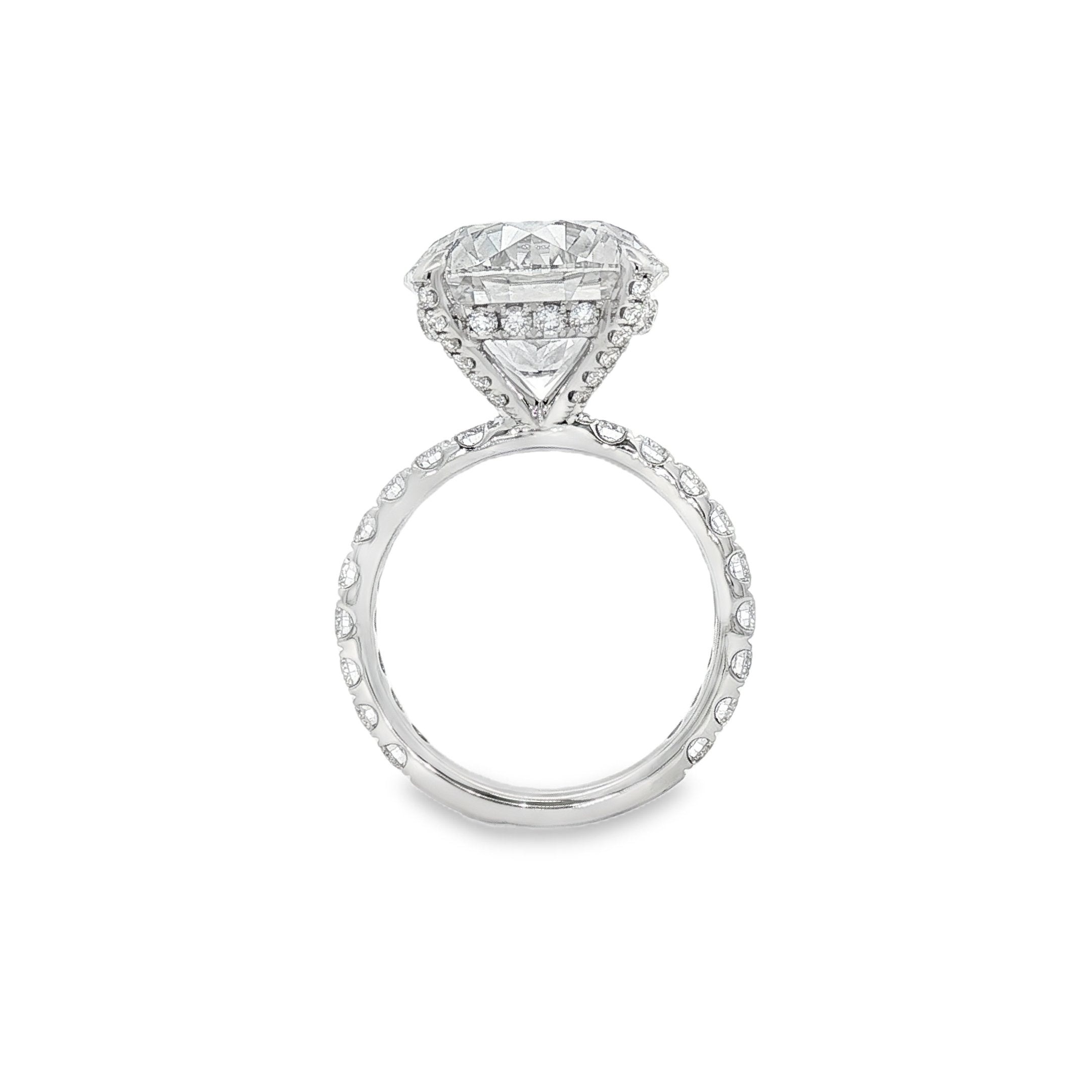 14kt White Gold Lab Diamond Ring