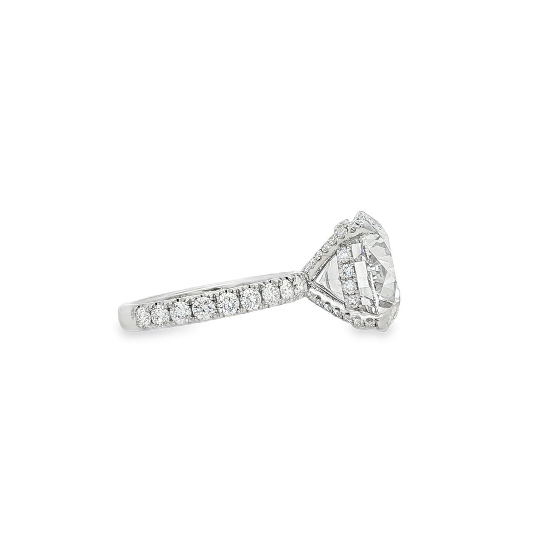 14kt White Gold Lab Diamond Ring