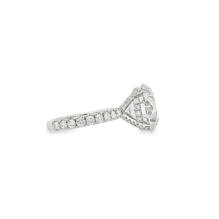 14kt White Gold Lab Diamond Ring