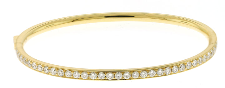 18kt Yellow Gold Diamond Bangle