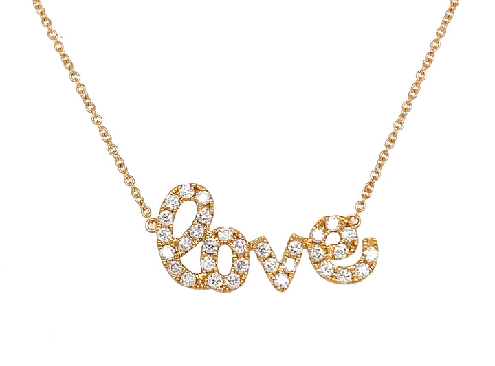 18kt Yellow Gold Diamond Pendant