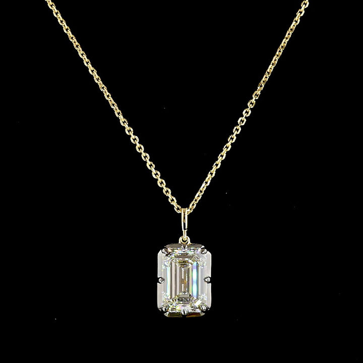 14kt Yellow Gold Lab Diamond Pendant