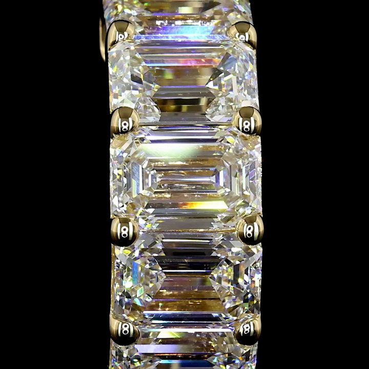 14kt Yellow Gold Lab Diamond Huggie Earrings