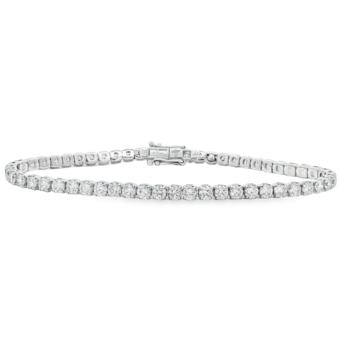 18kt White Gold Lab Diamond Tennis Bracelet