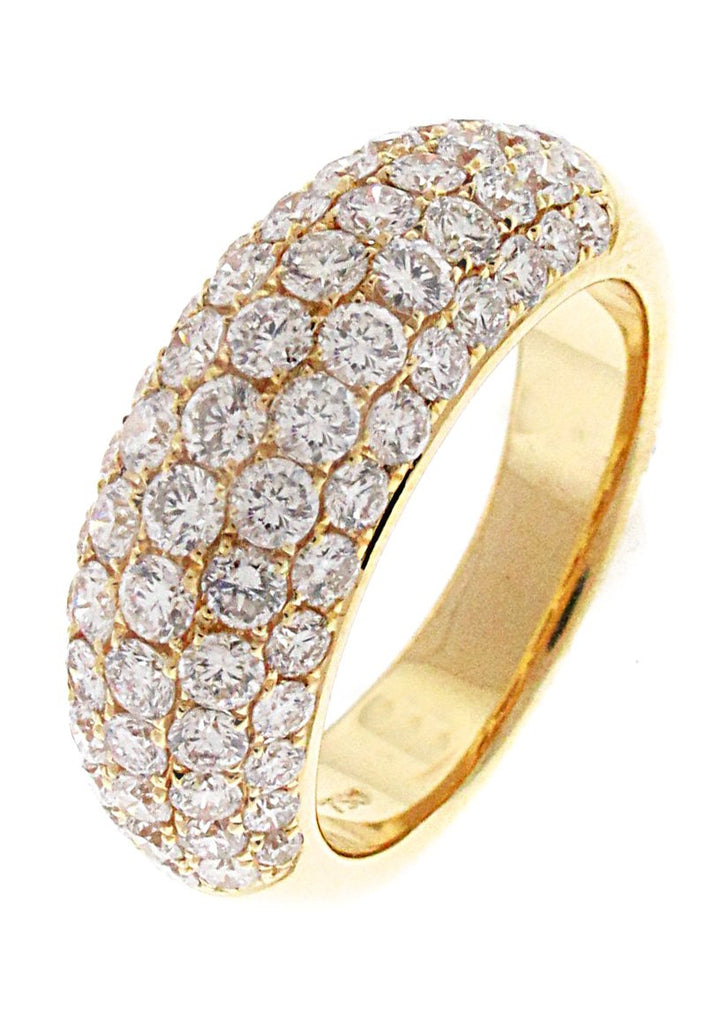 18kt Yellow Gold Diamond Band