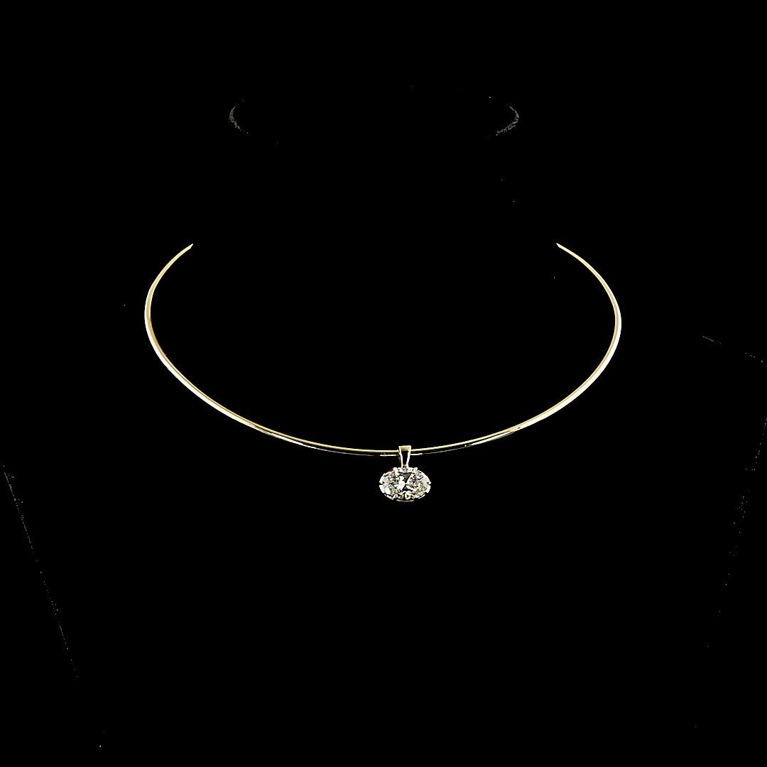14kt Yellow Gold Lab Diamond Necklace