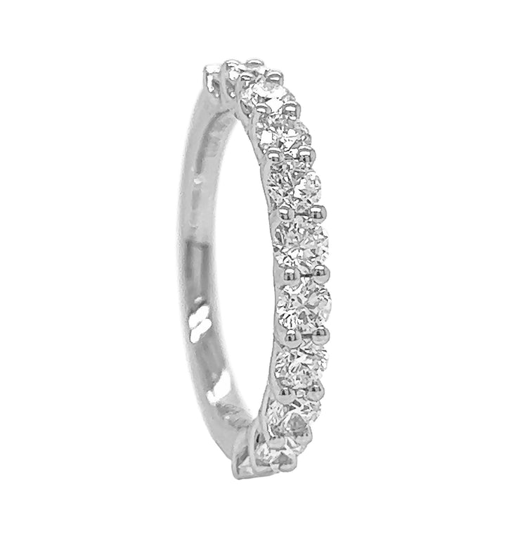 18kt White Gold Diamond Band