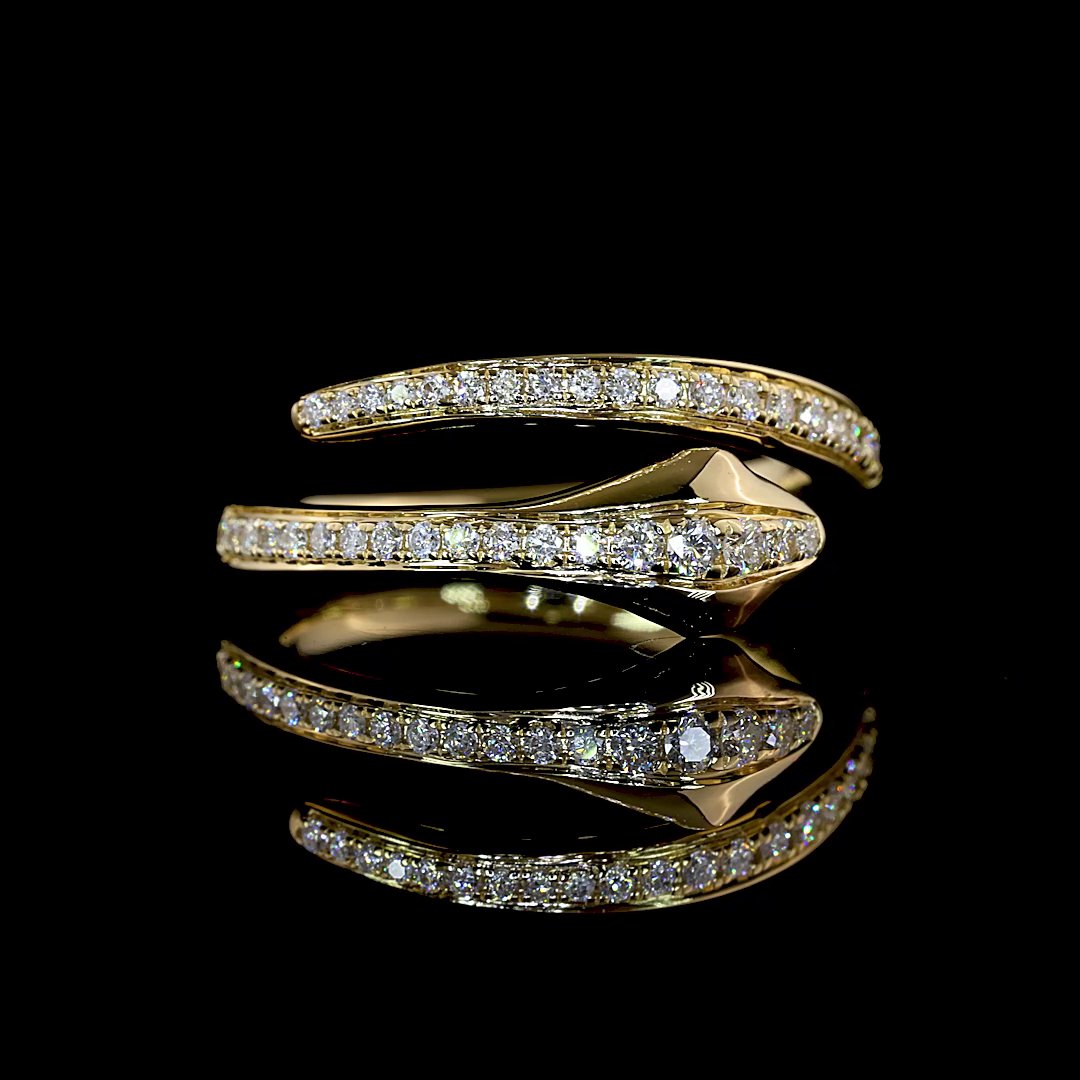 14kt Yellow Gold Lab Diamond Band