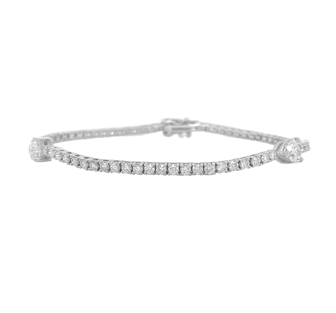 18kt White Gold Diamond Bracelet