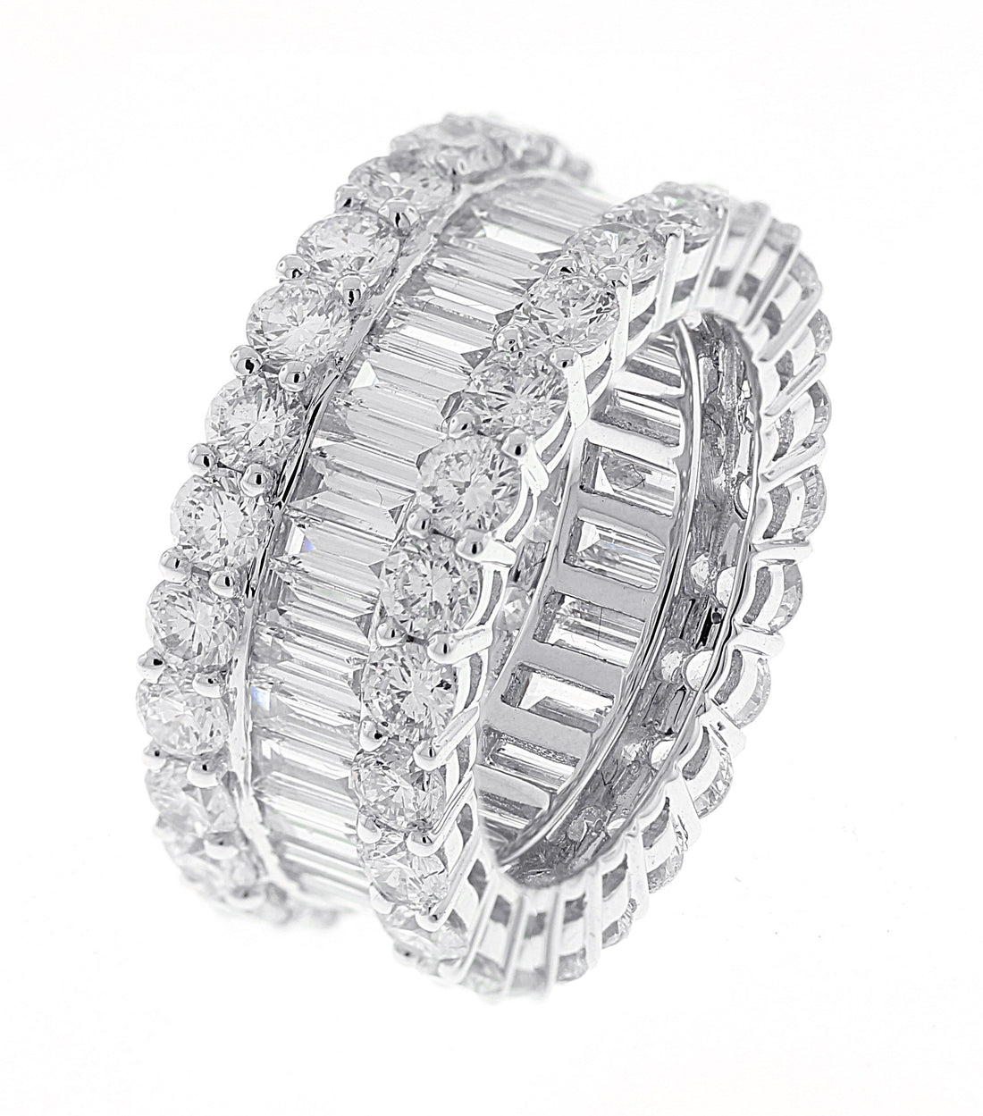 18kt White Gold Diamond Eternity Band