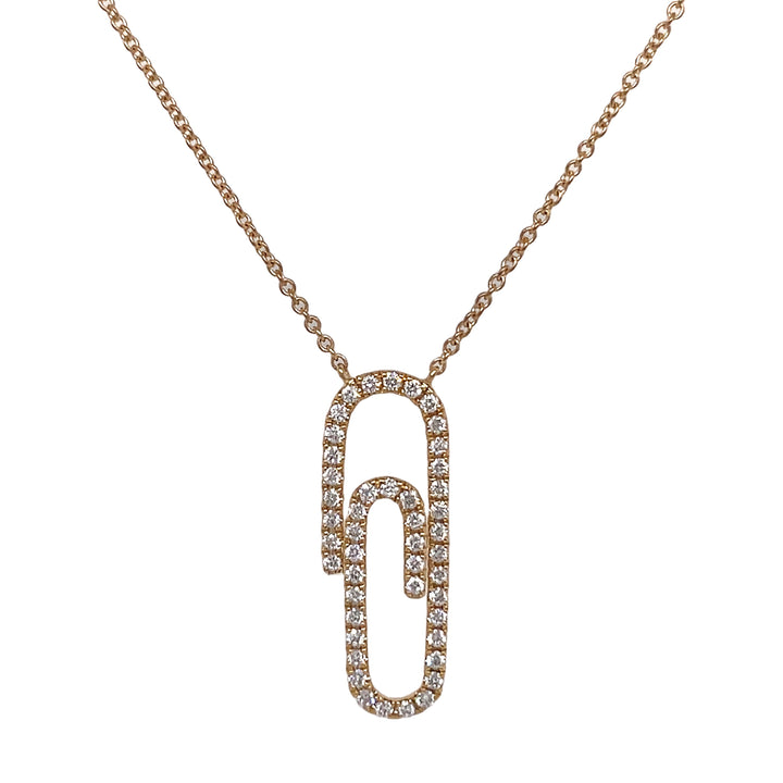 18kt Yellow Gold Diamond Pendant