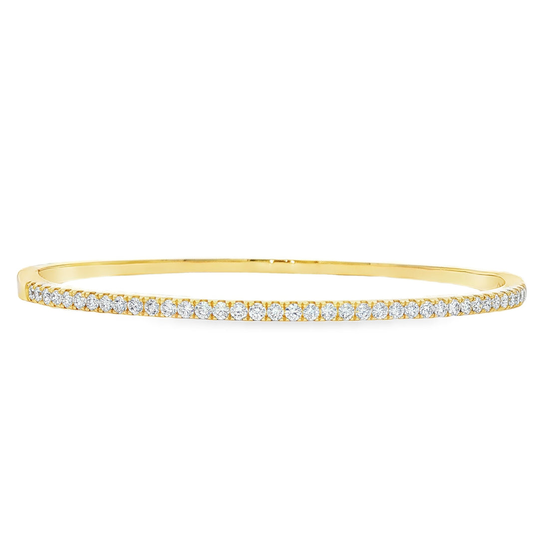 14kt Yellow Gold Lab Diamond Bangle
