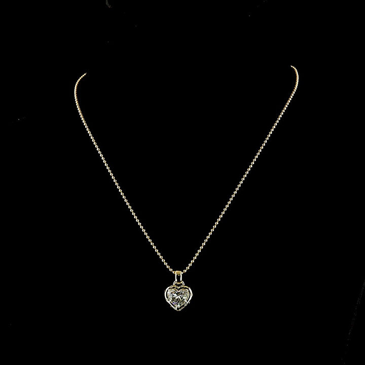 14kt Yellow Gold Lab Diamond Pendant