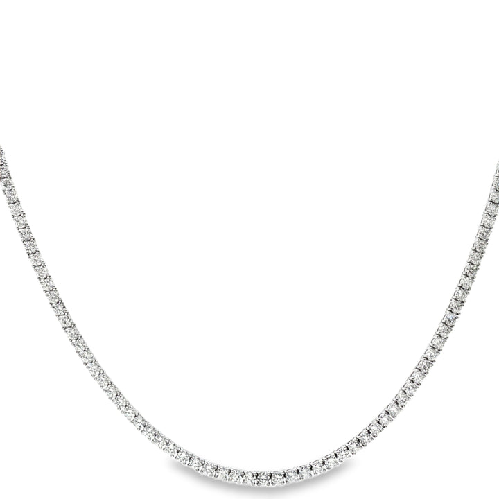 14kt White Gold Lab Diamond Tennis Necklace