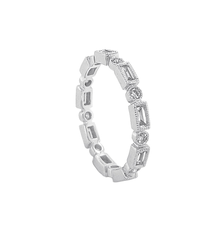 18kt White Gold Diamond Eternity Band