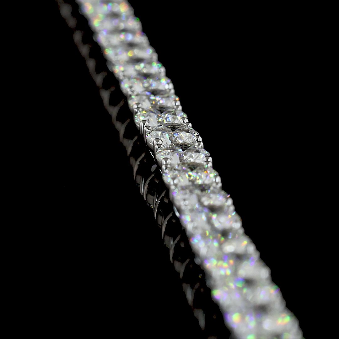 14kt White Gold Lab Diamond Tennis Necklace