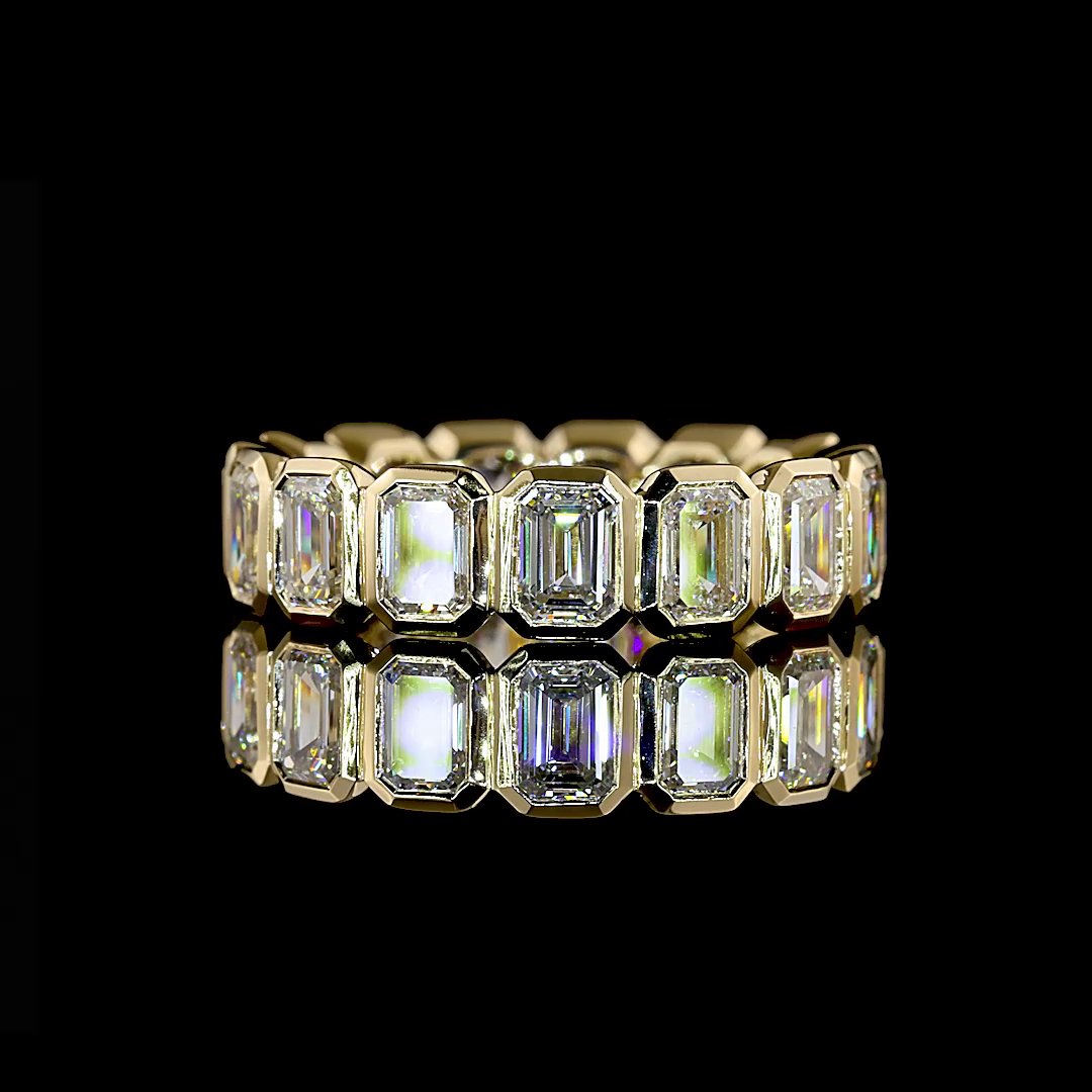14kt Yellow Gold Lab Diamond Eternity Band