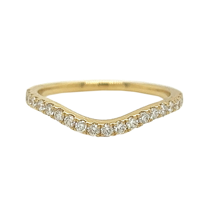 18kt Yellow Gold Diamond Band