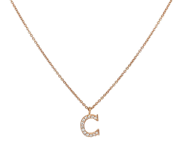 18kt Rose Gold Diamond Pendant
