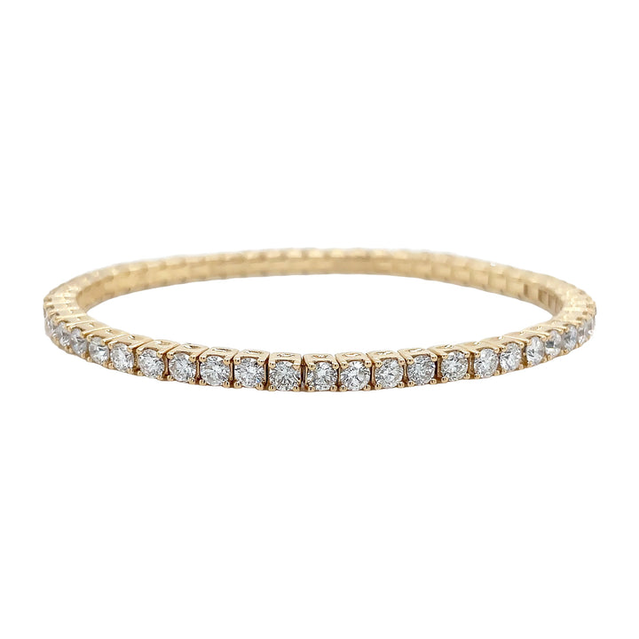 18kt Yellow Gold Diamond Bangle