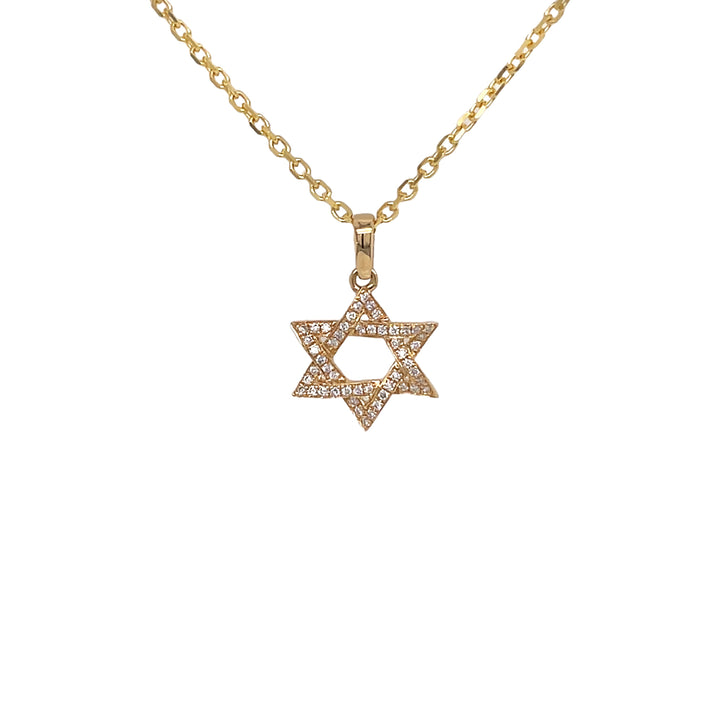 18kt Yellow Gold Diamond Pendant