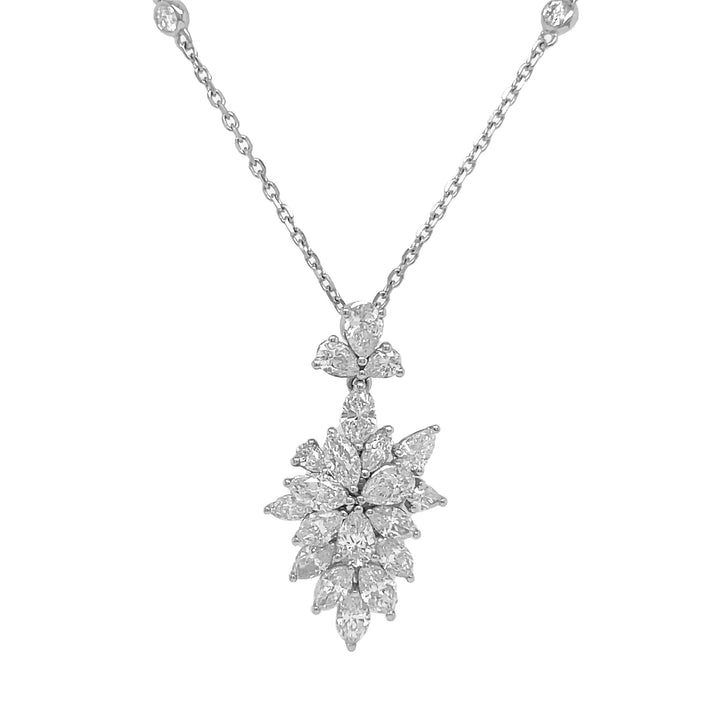 18kt White Gold Diamond Pendant