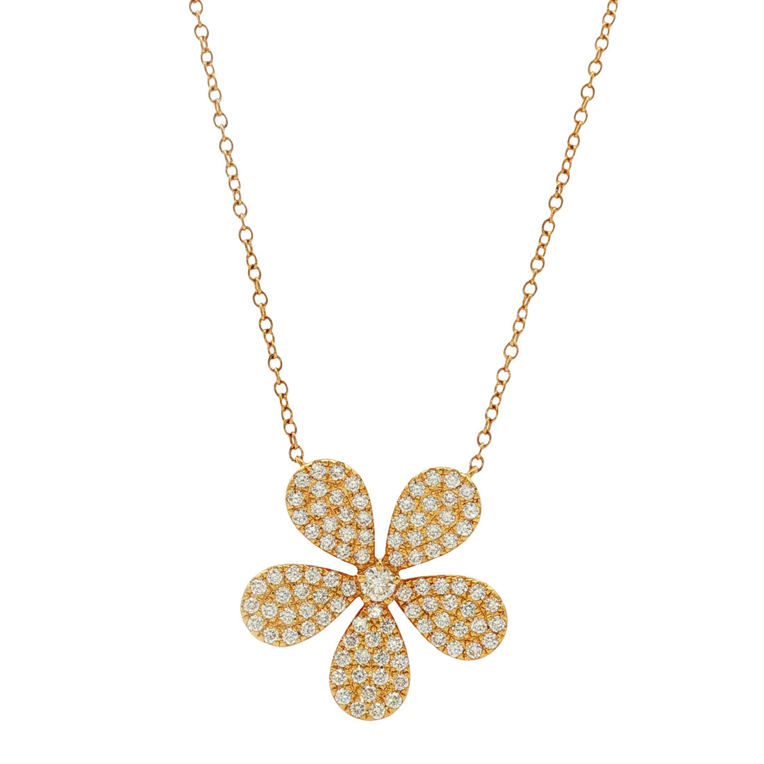 18kt Yellow Gold Diamond Pendant