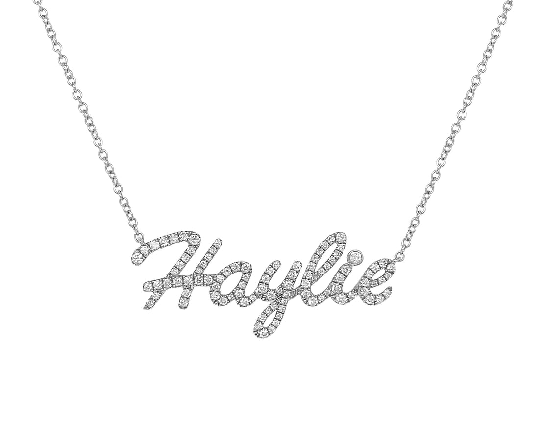 18kt White Gold Diamond Pendant